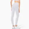 Pantalon actif Air Support Nude Wave Cutting Femme Yoga Quotidien Vêtements d'extérieur Léger et serré Élastique Entraînement Fitness Running Leggings