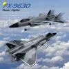 Electricrc FX9630 Plane J20 Fighter Remote Control Airplane Anti-collision Soft Rubber Head Glider with Cuert Design Aircraft RC Toys 230616