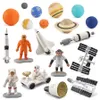 Actie Speelfiguren Simulatie Plastic Outer Space Speelgoed Negen Planeten Model Zonnestelsel Planeet Figuur Speelsets Wetenschap Educatief speelgoed 19PCS 230617