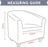 Chair Covers Club Chair Slipcover Tub Chair Covers for Armchairs High Stretch Armchair Slipcover Furniture Protector for Living Room 230616