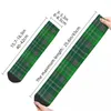 Men's Socks Winter Warm Hip-hop Unisex Holiday Green Plaid Christmas Non-slip Sports