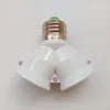ランプホルダーホームソケットアダプター1PCSベーススタンドE27高温抵抗電球スプリッター