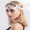 Goggles Summer Swimming Glasses Anti-dimma HD Stor ram Swim Goggles Justering Huvudband Ridning Ski Praktiska vattensporter Glasögon 230616