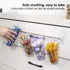 Förvaringsflaskor Lådan Hållbar stor kapacitet Lätt att rengöra kylskåp Sidan Dörr Matbehållare Organiser Bin Kitchen Gadget