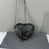 Topkwaliteit designer Crossbodytassen LE CAGOLE HEART Mini Handtas Schoudertas damesklassiekers Kettingschouder Avondtassen Cosmetische tassen Totes