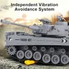 Другие игрушки RC Tank S Имитация пули дым инфракрасной дистанционное управление военная модель вибрирующая отдача звук