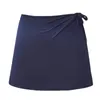 Spódnice krótka spódnica festiwal festiwal wakacje modne solidne garnitur na letnią odzież damską oferta Faldas