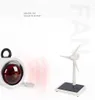 Mini Solar energy windmill Desktop Wind Turbine Model Solar Powered Windmill for For Vechicle window Tint heat insulation Test CDF510