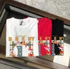 Fashion Men Women Tees Pullover Short Sleeve Flower Letter Print Prue Cotton Mens Tshirt Casual Tops Couples Outwear