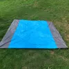 Meubles de camping 2x14m Couverture de plage de poche étanche Tapis de camping pliant Matelas Portable Léger Sable de pique-nique en plein air 230617