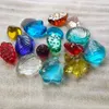 Décorations Gem jouets mélanger et assortir des perles de verre en forme de perle plate en pierre aquarium DIY décoration hydroponique coloré 230617
