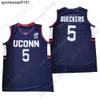Connecticut UConn Huskies Maglia da basket NCAA College Paige Bueckers Navy Taglia S-3XL All Stitched Youth Men