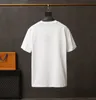 Magliette da uomo t-shirt da uomo di design t-shirt t-shirt nere t-shirt taglia XXXL T-shirt intarsio a triangolo sul petto a maniche corte in cotone T-shirt oversizwd di moda t-shirt