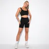 Survêtements pour femmes ensemble de Sport femmes Fitness Yoga vêtements d'entraînement pour Leggings soutien-gorge de sport haut court Shorts tenues de gymnastique survêtement