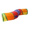 Jouets pour chat arc-en-ciel chat tunnel jouet fournitures pour animaux de compagnie Tee piste coloré pliable canal chaton furets hérisson interactif Kitty accessoires 230617