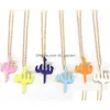 Charms 10Pcs Ciondolo con ciondolo in smalto Collana con catena in oro Girocollo per donna Ragazzi Ragazze Gioielli Drop Delivery Risultati Componenti Dhgarden Dhmxy