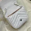 Borsa di design Borsa a tracolla portatile elegante da donna Delicata borsa Macaron Borsa da donna in pelle a righe Temperament Wallet Card bag