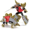 Transformation Toys Robots Anländer G1 KO Transformation Toys 5 I 1 Action Figure Robot Toys Boy Classic Dinosaur Robot Deformation Model Kids Boy Gift 230616