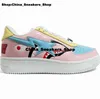 シューズメンズスニーカー女性サメサイズ13 A VASHING APE BAPESTA LOW CASUAL US 13デザイナーホワイトランニングトレーナーZapatillas EUR 47 US13 KID US 12プラットフォームUS12スケート