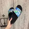 Designer Men Women Sandals tiger snake print Slide Summer Wide Flat Slipper size 35-46