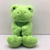 Gefüllte Plüschtiere Kawaii 40 cm grüner Frosch Spielzeug Puppe Baby Kinder Kinder Mädchen Jungen Erwachsene Geburtstagsgeschenke Home Desk Room Decor 230617