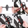 Fietssloten Toptrek Fietsslot Opvouwbaar Fietsslot MTB Road Vouwslot High Security Anti-Diefstal Scooter Elektrische E-Bike Fietsaccessoires 230616