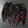 T-shirt da uomo T-shirt da uomo 2023 Camicia da uomo di alta qualità Camouflage Velvet Tees Homme Spring Tops Pullover Slim Fit M-5XL