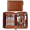 Ensemble de manucure ciseaux à cuticules FAMILIFE Kit de manucure professionnel Ensemble de coupe-ongles 11 en 1 Kit d'outils de pédicure en acier inoxydable Kit de toilettage 230616