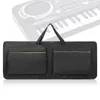 Storage Bags Black 61-Keys Electronic Piano Bag Oxford Cloth Waterproof Shoulder Pack