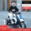 Children'S Electric Motorcycle Tricycle Music Boy Girl Toy Car Balance Bike Electric Car Child Baby Car Balance Bike Scooters