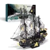 3D Puzzles Piececool Metal Puzzle Model Building Kits Black Pearl DIY Assemble Jigsaw Toy Christmas Birthday Gifts for Adults Kids 230616