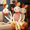 Bambole di peluche 80110130cm Adorabile animale gigante Morbido cartone animato Gambe lunghe Paddy Bunny Toy Coniglio Bambola Farcito Cuscino Fidanzate Regalo 230617