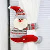 New Christmas Curtain Buckle Xmas Santa Claus Curtain Tieback Curtain Hook Clips Hanging Ornament Buckle Clip Holdback Window