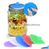 Kök Storage Organization 5st/Set Jar Lock Sile Bottle Opening Pad Food Container Er With Steel Loop Supplies Drop Delivery Hom Dhemz