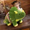 Animais de Pelúcia Recheados 40100cm Criativo Grande Triceratops Macio Estegossauro Brinquedo Dinossauro Boneca Crianças Dinossauros Presentes de Aniversário 230617