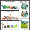 Sable Jouer Amusant De L'eau Lancer Anneau Jeu Jouets Pour Enfants Stockage En Boîte Animal Dinosaure Modèle Carte Famille Jeux Éducatifs Pour Enfants 230617