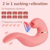 Masajeador lengua lamiendo vibrador mujer clítoris lechón consolador vibrador estimulador de vacío para mujeres pezón vagina adultos