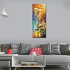 Street Landscape Canvas Art The Aura of Autumn Ii Handmade Modern Painting for Family Room Decor