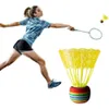 Badminton-Federbälle, 12 Stück, Kunststoff, Sport-Trainingsbälle, für den Innenbereich, Kork, Kinder, Air Nylon, 230616