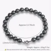 Bead Chain Necklace for Women Fashion Black Imitation Pearl Bead Ball Chain Necklace Jewelry