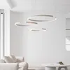 Люстры гостиная подвесная лампа 2023 Современная простая круговая основная атмосферная столовая Украшение