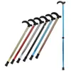 TRUKKING POLEN 1PC Verstelbare Walking Stick Cane 2 Secties Stabiele antiskid Anti -schokkruk voor oude man Hiking 230617