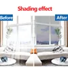 Window Stickers Glass Sticker One-way Mirror Film Self-adhesive Color Flexible Fusible Transfer Shading