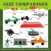 Action Toy Figures Viikondo Army Men Toy Soldier Action Figur Militär Playset WWII US VS German Wargame Battlefield Tank Jet Accessories Boy Gift 230616