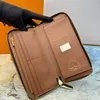 Top Qualité Hommes et femmes longs sacs à main en cuir à main nouvelle carte sac créateur de mode classique avec boxs taille 38-45