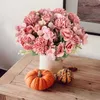 Dried Flowers Silk Roses Hydrangea Cheaper Artificial Wedding Party for Home Decoration Accessories Christmas Garland Scrapbook