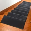 Carpets Solid color Stair Tread Carpet Mats Self Adhesive Stair Mat Stairs Rug Anti-Skid Step Rugs Safety Mute Floor Mats for Home Decor 230616