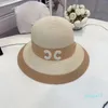 Женский свадебный дизайнер ковша шляпа летние каникулы