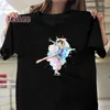 女性用TシャツrajukuダンスガールズTシャツ女性用服の女性用グラフィックブラックティーショナルスリーブトップスサマークロス