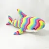 5 Cores 30 cm Gigante Colorido Brinquedo de Pelúcia Tubarão Macio Recheado Vida Real Animal Travesseiro Almofada Boneca Brinquedos para Meninos Meninas Presente